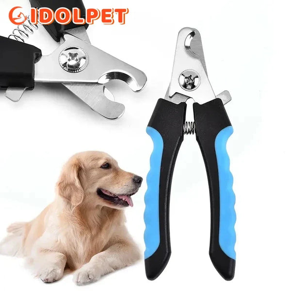 Professional Pet Nail Clipper with Safety Guard – Stainless Steel Scissors for Dog & Cat Claw Care, Grooming Supplies