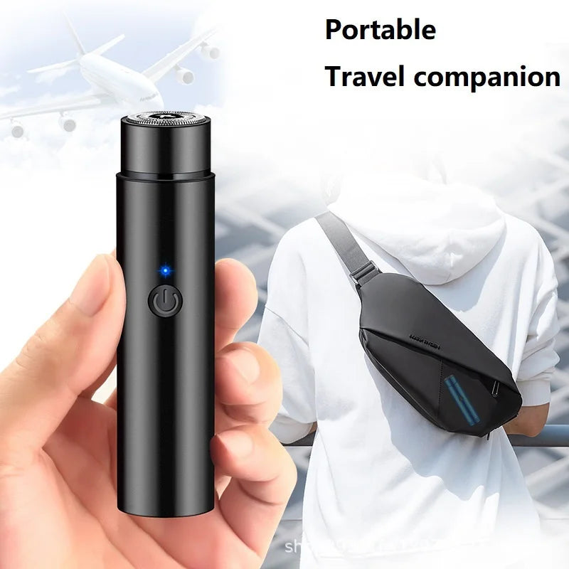 Portable Mini Body & Facial Epilator – USB Rechargeable Hair Removal Trimmer for Men & Women, Bikini, Beard & Shaving Tool