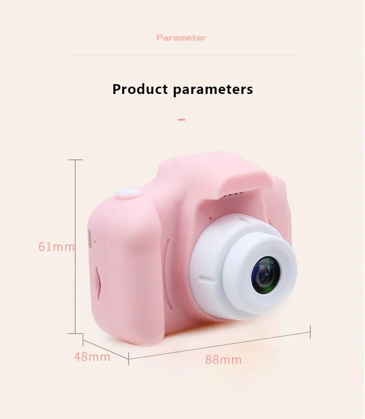 ZWN Children Digital Camera – 1080P HD Camera for Kids, 2-Inch Color Display, Outdoor SLR Toy Camera with TF Memory Card