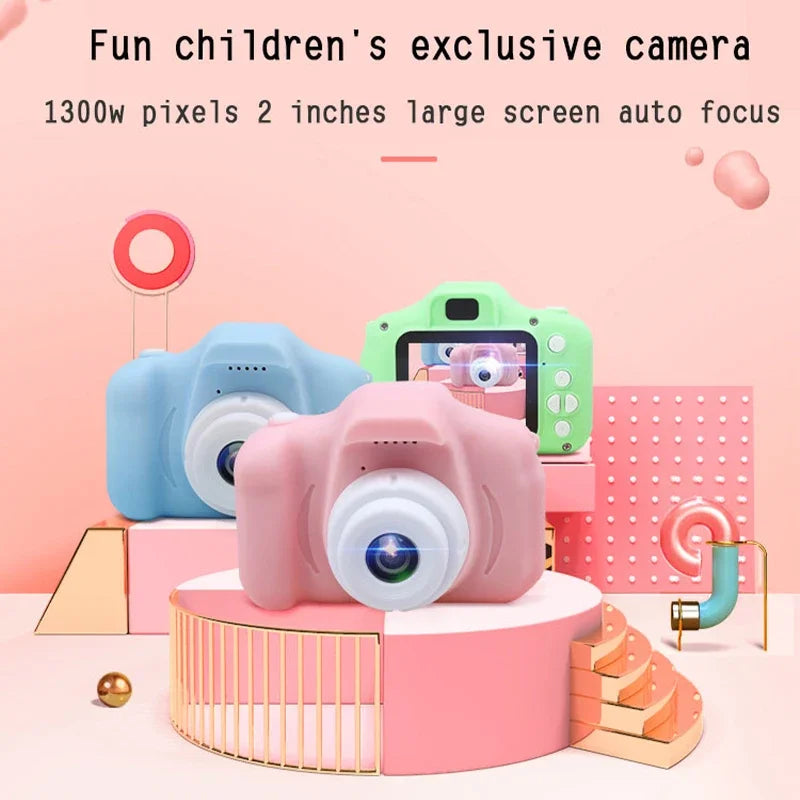 ZWN Children Digital Camera – 1080P HD Camera for Kids, 2-Inch Color Display, Outdoor SLR Toy Camera with TF Memory Card