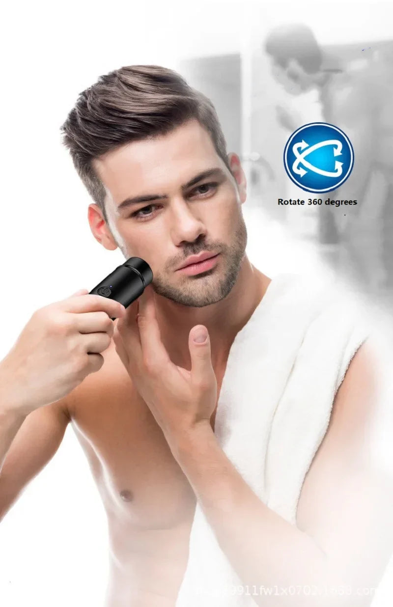 Portable Mini Body & Facial Epilator – USB Rechargeable Hair Removal Trimmer for Men & Women, Bikini, Beard & Shaving Tool